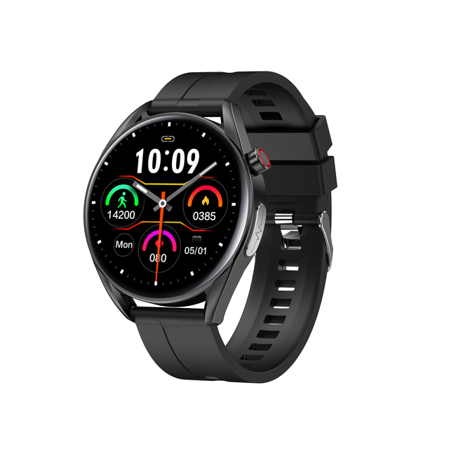 Touch Screen Smart Watch 1.28 Round Medical Grade Blood Oxygen Monitor Smart Watch Health Monitoring Smart Watch
