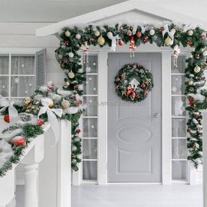 Wholesale Cross Border <b>Christmas</b> Tree PVC 1.8-2.7meter Light Vine <b>Christmas</b> Wreath Door Hanging Decorations <b>Christmas</b> Garland - Product Image 3