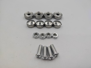 Tornillos de sellado de hebilla de matrícula de acero inoxidable para automóviles