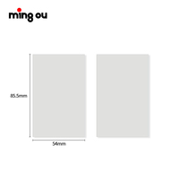 Matériaux de cartes PVC vierges blanches personnalisables de haute qualité pour impression par sublimation à chaud, pour cartes professionnelles intelligentes