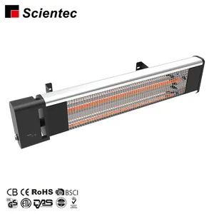 Oem مقبول 1800W IP65 للماء التجاري في الهواء الطلق مشعاع كهربي جدار جبل مدفئة أماكن مفتوحة