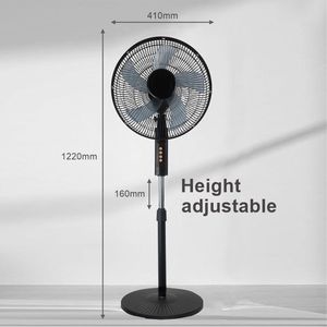 Ventilateur sur pied oscillant classique à refroidissement par air, prix de gros bas, 16 pouces, pour la maison - Product Image 2