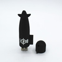 DZ-001 Flashdisk USB 3.0 Bentuk Kapal Selam Kartun Murah 16GB OEM 32GB Bentuk Kapal Perang PVC