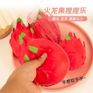 Juguete Blandito de Frutas y Verduras de Simulación al por Mayor con Bolsa de Red, Bola Antiestrés Realista de Comida para Niños - Product Image 5