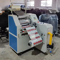 Machine de laminage hydraulique à rouleaux SENWEI 360 mm avec chauffage à l'huile pour étiquettes, fonction de guidage automatique du rouleau, utilisable en atelier d'impression