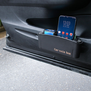 Boîte à monnaie pour voiture, organisateur en plastique Lw 1518 pour rangement dans la porte de voiture - Product Image 4