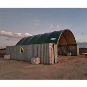 Ct4080 oC Kích thước tối đa 40ft Container vận chuyển gắn domeperth nơi trú ẩn tán khối lượng công thức kim loại opslag Lều perth giá - Product Image 5