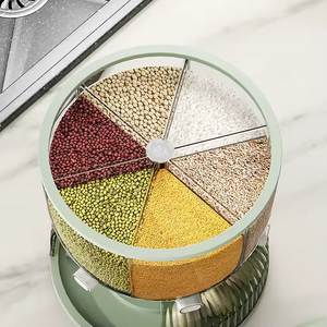 Xoay thực phẩm quả kín Ngũ Cốc Quả gạo Thùng hạt hộp gạo quả Gạo Hạt lưu trữ container - Product Image 4