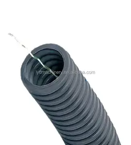 Đa chức năng HDPE PE PP PVC đơn tường sóng ống làm dòng máy máy móc