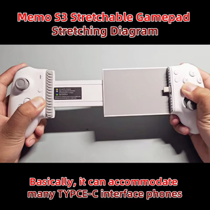Yo S3 Căng Ra Di Động Trò Chơi Điều Khiển Loại C Chơi Game Không Dây Phím Điều Khiển Gamepad Cho Điện Thoại & Máy Tính Bảng Android & IOS - Product Image 6