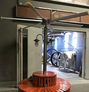 Ventilateur vertical de 12 pieds avec base en <span class=keywords><strong>bois</strong></span> et ventilateur vertical léger - Product Image 3