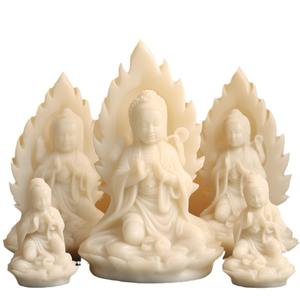 DIY ทําด้วยมือ Guanyin พระพุทธรูปฮอลล์น้ํามันหอ<span class=keywords><strong>ม</strong></span>ระเหยแ<span class=keywords><strong>ม</strong></span>่พิมพ์สําหรับพระพุทธรูปเทียนแม่พิมพ์ซิลิโคน - Product Image 5