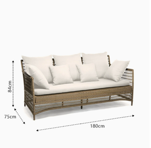 Sillas de Jardín, Sillón de Exterior, Ratán Marrón Tejido Antideslizante, Sillas de Ratán Elegantes, Poltrona para Cafetería y Bodega - Product Image 6
