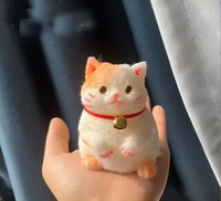 Mainan Baru Buatan Tangan Ramah Lingkungan 3D Lembut Pereda Stres Ukuran Kecil untuk Kucing Pengurang Kecemasan Squishy Unik