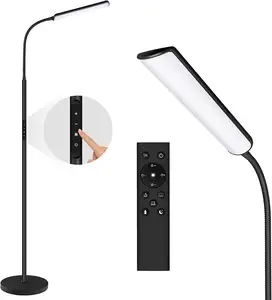 Đèn Sàn LED 15W Cho Phòng Khách Đèn Đứng Siêu Sáng Với Điều Khiển Từ Xa & Cảm Ứng Đèn Sàn Đọc Sách