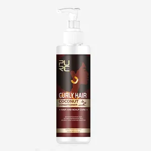 Professional Best Repair Natural Afro 4C Kinky Curly Damaged Hair And Scalp Coconut Hair Shampoo and Conditioner Care Set
