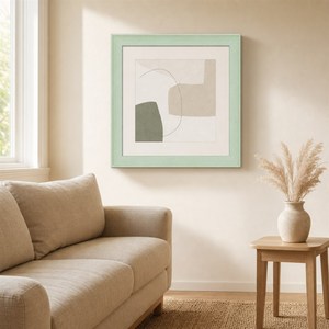 Profili per Cornici PS Personalizzati <span class=keywords><strong>Verde</strong></span> Schiuma di Mare Finitura Satinata Spazzolata per Gallerie d'Arte, Arredamento Casa, Fai da Te - Product Image 2