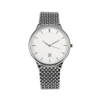 Montre de luxe pour homme de haute qualité avec logo personnalisé, bracelet minimaliste en acier inoxydable, montre à quartz, montre à marque privée
