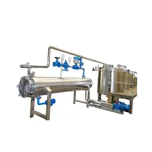 Complete preheating and processing line for tomatoes and tomato paste