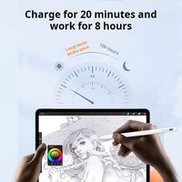 Stylet actif universel compatible avec les écrans tactiles, design magnétique, tablette, stylet numérique rechargeable pour le dessin