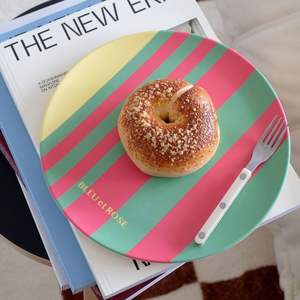 Stoviglie Moderne in PLA RPET PET PP e Bambù, Piatti per Servire Bistecca e Pizza, Stoviglie Colorate in Melamina per la Casa - Product Image 3