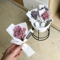 Bouquet de fleurs séchées naturelles de haute qualité, idées cadeaux pour la remise des diplômes, Noël, la Saint-Valentin, fleurs éternelles, longue durée, 3 à 5 ans