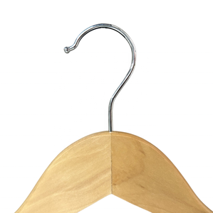 Owentek Usine Fourniture Nature En Bois Enfants Bébé Enfants Vêtements Cintres Bois Avec Clips Bébé Bois Pantalon <span class=keywords><strong>Cintre</strong></span> avec Clips - Product Image 4