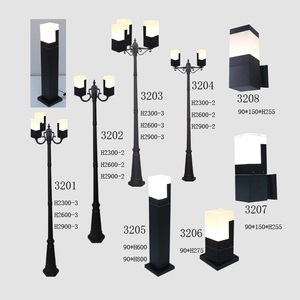 Aluminum Lighting <strong>Pole</strong> Street <strong>Light</strong> Lamp Post Garden Lighting Electric <strong>Pole</strong> 3m - Product Image 6