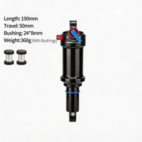 Amortisseur à air pour vélo RX3 165mm/190mm/210mm avec fonction de réglage/amortissement/verrouillage, amortisseur arrière VTT