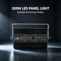 Panneau LED bicolore 200W, lumière de remplissage, CRI élevé Ra97, éclairage vidéo professionnel pour studio, avec 600 LED, portable, en alliage d'aluminium