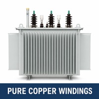 30KVA 2500KVA Tam Aralıklı SH15 Yağlı Tip Trafo Tam Bakır Çekirdekli Enerji Tasarruflu OEM ODM Özelleştirilmiş