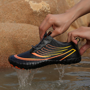 Chaussures de randonnée unisexes, tige synthétique, doublure en mesh, semelle extérieure en caoutchouc, antidérapantes, respirantes, séchage rapide, légères, toutes saisons, pour l'extérieur - Product Image 4