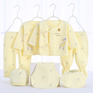 Ensemble de vêtements pour bébés garçons et filles, nouveau-né, 5 pièces, 100% coton, mode printemps, motif de dessin animé, pour un mois entier - Product Image 5