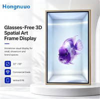 Gafas Hongnuo con Pantalla Digital Espacial 3D Gratuita, Pantalla Holográfica 3D Vertical sin Gafas, Señalización Digital de Grado Comercial
