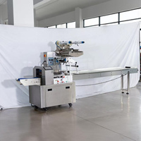 Machine d'emballage horizontale automatique DY-530s à trois servomoteurs pour snacks, biscuits et pains