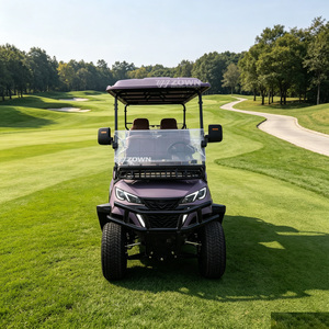 รถกอล์ฟไฟฟ้า 2-6 ที่นั่ง ผลิตจากโรงงานจีน พร้อมเบรกไฮดรอลิก ล้ออะลูมิเนียม รับผลิตแบบ OEM ODM สำหรับสถานที่ท่องเที่ยว สนามกอล์ฟ และบริการรับส่งประจำวัน - Product Image 1