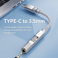 Adaptateur de casque 3,5 mm Type C DAC, décodeur audio HiFi portable pour téléphone mobile