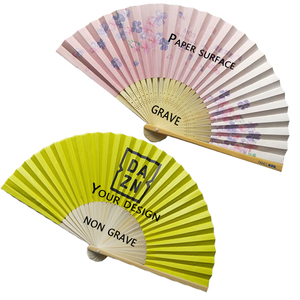 Cá Nhân Người Hâm Mộ Giấy Đám Cưới Tay Người Hâm Mộ Ủng Hộ Đám Cưới Quạt Tre Tùy Chỉnh - Product Image 6