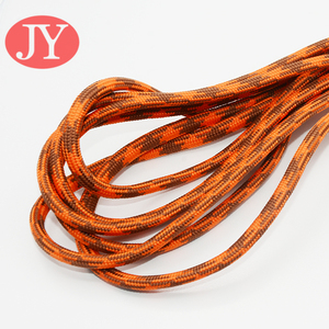 Cordón redondo con textura personalizada de 5 mm, color morado, cordón decorativo para sudaderas, cordón para chaquetas con puntas metálicas - Product Image 4