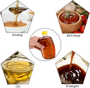 Best Selling Newest Honey <b>Bottle</b> <b>Squeeze</b> <b>Plastic</b> <b>Bottle</b> for Honey PET Honey Jar - Product Image 5