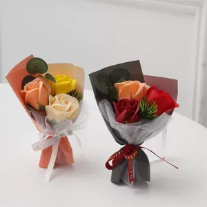 9 styles <span class=keywords><strong>de</strong></span> décoration romantique, cadeau, amour éternel, savon parfumé, mini <span class=keywords><strong>bouquet</strong></span> <span class=keywords><strong>de</strong></span> roses pour la Saint-Valentin, cadeau <span class=keywords><strong>de</strong></span> mariage et ornement quotidien - Product Image 4