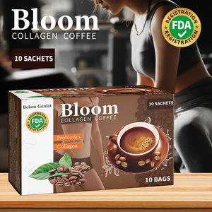 <span class=keywords><strong>กาแฟ</strong></span>คอลลาเจน<span class=keywords><strong>ดำ</strong></span> TK Cross-Border Bloom ปราศจากน้ำตาล บรรจุกล่อง 100 กรัม ขายส่ง รับผลิตแบรนด์ส่วนตัว - Product Image 4