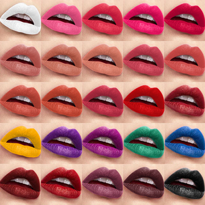 พาเลทลิปสติก 25 สี ลิปสติกเนื้อนู้ดชุ่มชื้นสูง ลิปกลอสเนื้อครีมแมตต์ กันน้ำ แต่งแต้มริมฝีปาก - Product Image 6