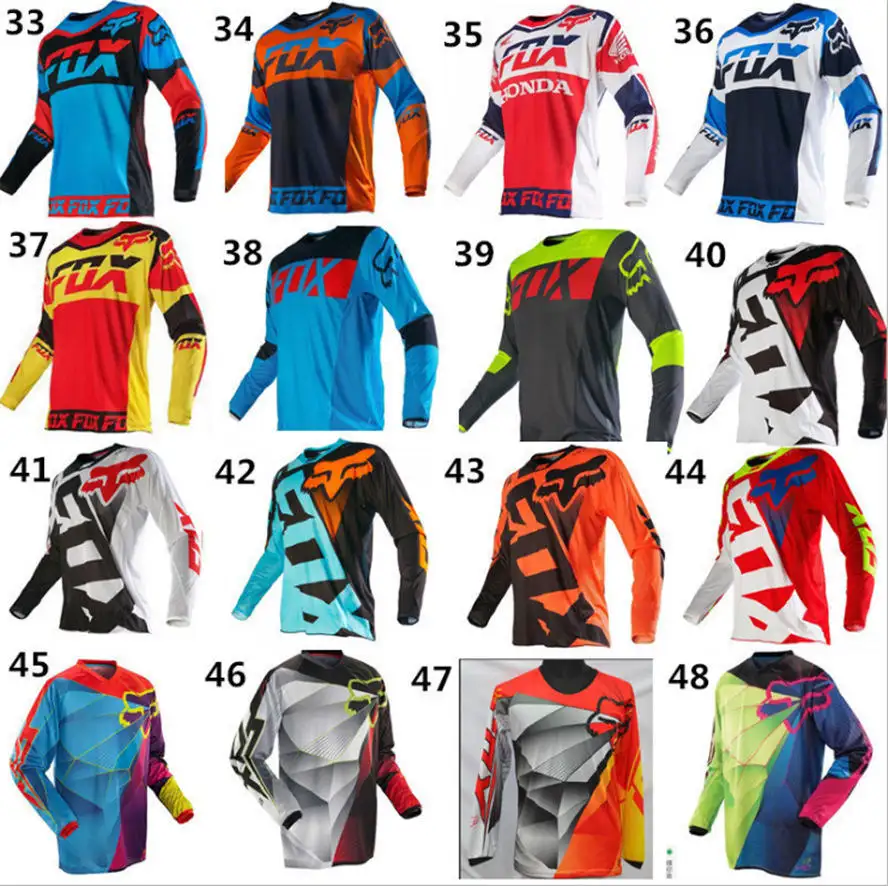 2023 Custom MTB Shirts Long Sleeve Mountain Bike Racing Jersey Men Breathable BMX Jersey Downhill Mountain Cycle MTB Jerseys