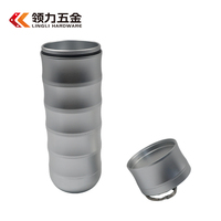 Boîte à pilules hebdomadaire à 7 compartiments en alliage d'aluminium, étanche et anti-humidité, mini boîte à pilules ronde, étui de rangement pour médicaments portable pour l'extérieur