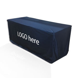 Outdoor UV Protected Custom Logo <b>Table</b> <b>Cover</b> OEM, <b>Waterproof</b> Polyester <b>Table</b> Cloth For Pop-up Market Roadshow Brand Promotion - Product Image 3