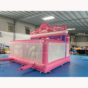 Trẻ Em Inflatables Trò Chơi Đảng Combo Màu Hồng <span class=keywords><strong>Inflatable</strong></span> Nhà Bị Trả Lại Thương Mại Công Chúa <span class=keywords><strong>Inflatable</strong></span> Lâu Đài <span class=keywords><strong>Bouncer</strong></span> Với Trong Nhà Trượt - Product Image 5