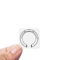 Muestra Gratuita de Etiqueta de Papel RFID UHF Redonda de 30 mm con Chip KU7, Inlay Seco Impermeable para Gestión de Inventario de Hoteles, Control de Acceso