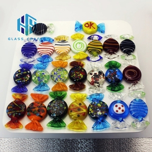 Tùy chỉnh <span class=keywords><strong>handmade</strong></span> Murano lampwork nhỏ lớn Glass Craft kẹo trang trí cho Giáng sinh trang trí - Product Image 4