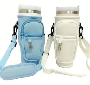 High Quality OEM Insulated Bottle Cooler Sling Carrier Holder Water Bottle Crossbody Bag - Product Image 3